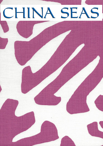 Sigourney Lilac on White Sample Fabric 