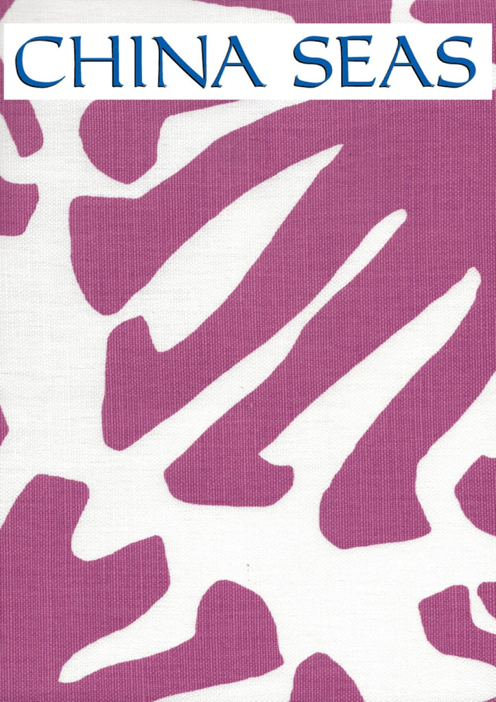 Sigourney Lilac on White Sample Fabric 