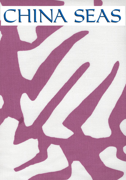 Sigourney Reverse Large Scale Gray on White Sample Fabric 