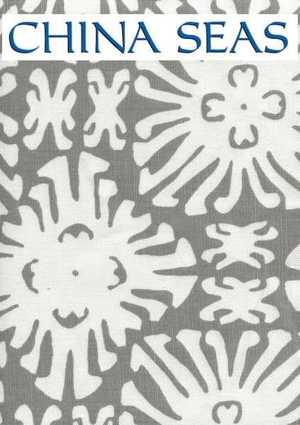 Sigourney Reverse Small Scale French Blue on White Sample Fabric 