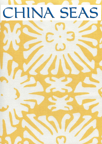 Sigourney Reverse Small Scale Turquoise on white Sample Fabric 