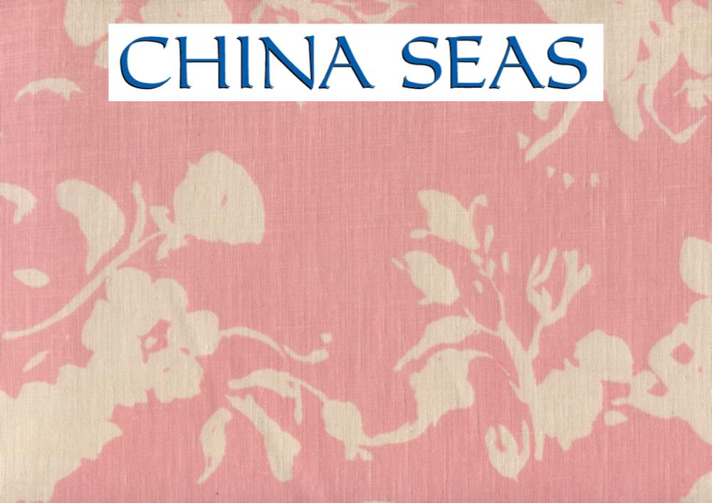 Silhouette Reverse Pink on Tan Sample Fabric 