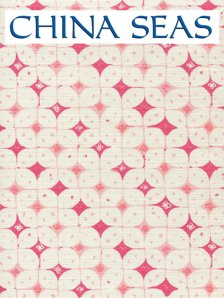 Sunnyjim Geometric Pinks on Light Tint Sample Fabric 