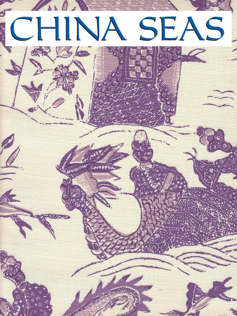 Tableau II Purples Lilacs on Tint Sample Fabric 