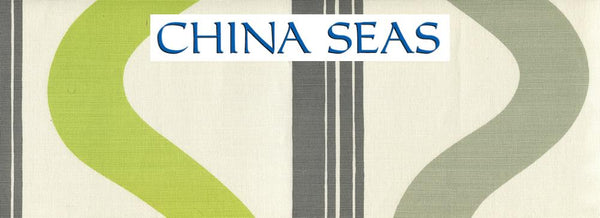 Tete A Tete Vertical Dark Gray Gray Lime Sample Fabric 