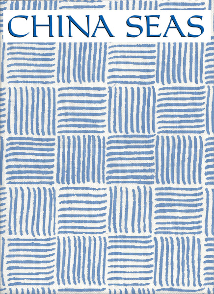 Textura French Blue on Tinted Linen Sample Fabric 