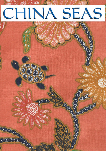 Turtle Batik Melon Multi Sample Fabric 