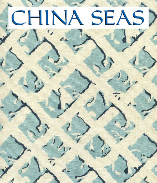 Twigs New Blue New Navy Sample Fabric 