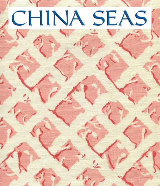 Twigs Soft Pink Coral Sample Fabric 