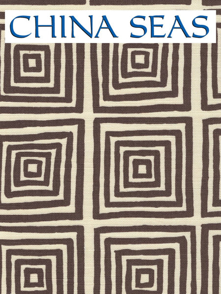 Ziggurat Brown on Tint Sample Fabric 