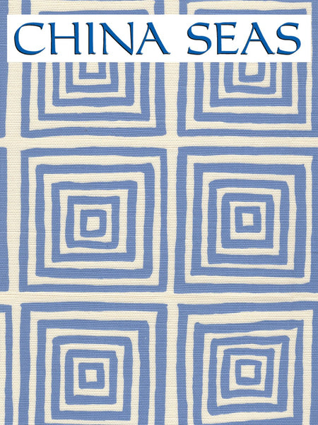 Ziggurat Blue on Tint Sample Fabric 