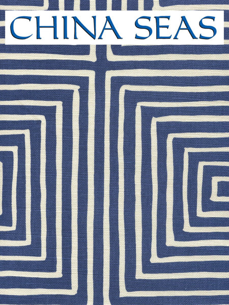 Ziggurat Reverse Orange on Tint Sample Fabric 