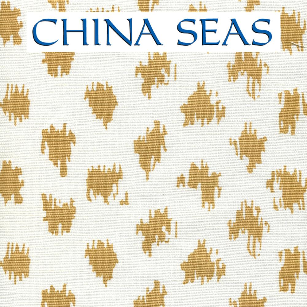 Zizi Spot Camel on White Sample Fabric 