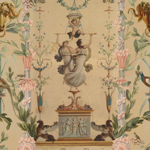 Dancing Graces - Beige Wallcovering | Mind the Gap