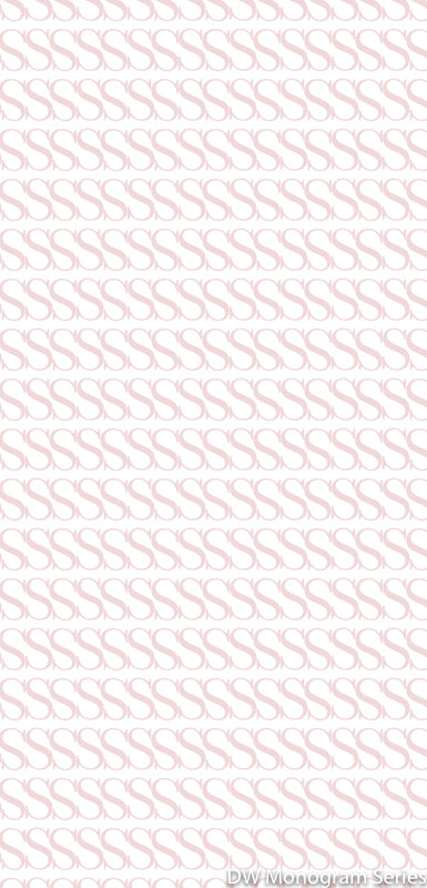 Monogram Series Wallcovering - Letter S
