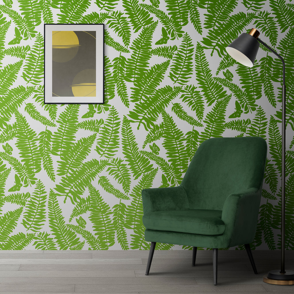 Fremont 1970S Fern Wallpaper | DW Bespoke Studios To Go