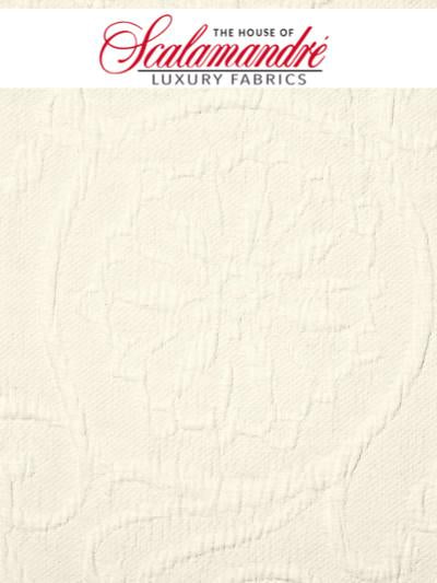 PIQUET LYRICA - CREAM - FABRIC - E7LYRI-010 at Designer Wallcoverings and Fabrics, Your online resource since 2007