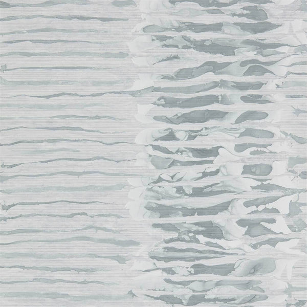 Anthology - Ripple Stripe Steel Wallcovering | Harlequin
