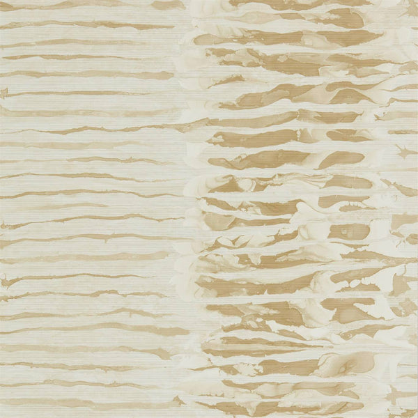 Anthology - Ripple Stripe Sandstone Wallcovering | Harlequin