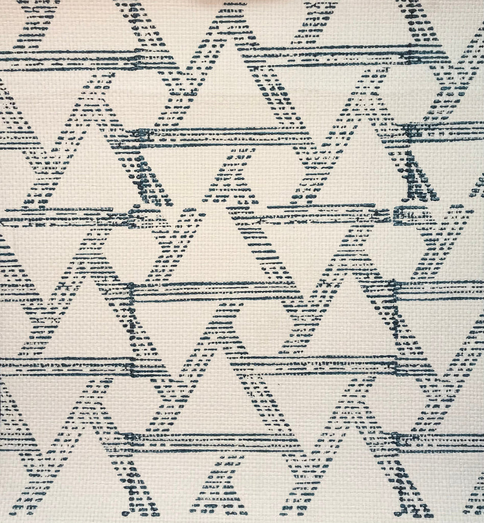 Bellissima Natural Paper Weave with Fine Block Print