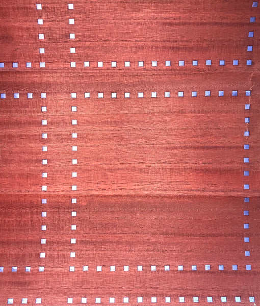 Bellissima Natural Wood Veneer with Fine Foil Inlay