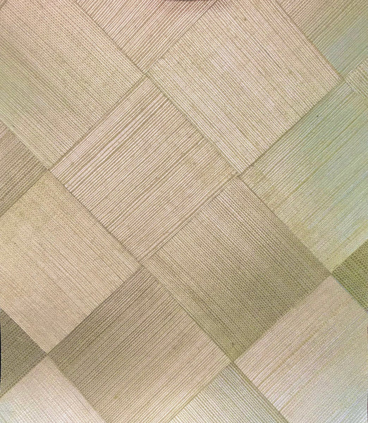 Bellissima Natural Grasscloth with Fine Inlay