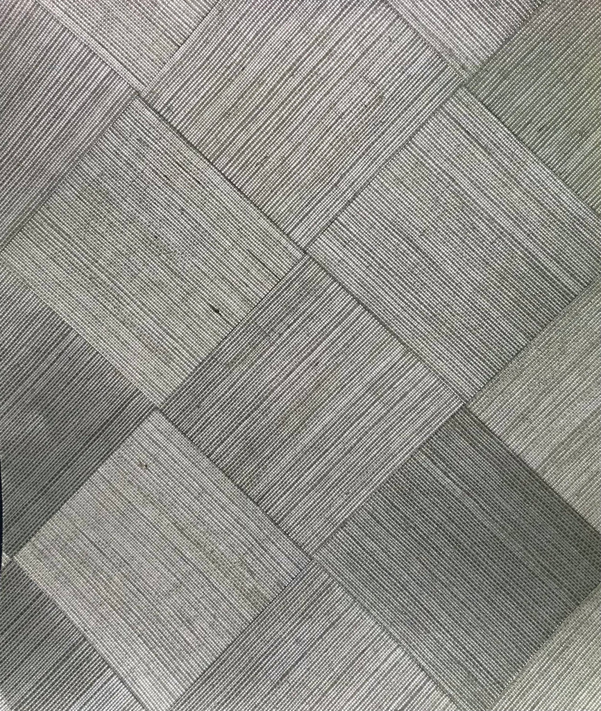 Bellissima Natural Grasscloth with Fine Inlay