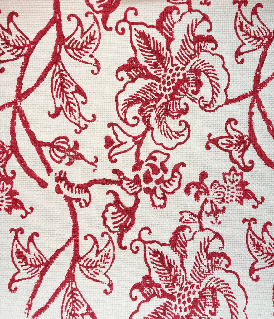 Bellissima Natural Paper Weave with Fine Block Print