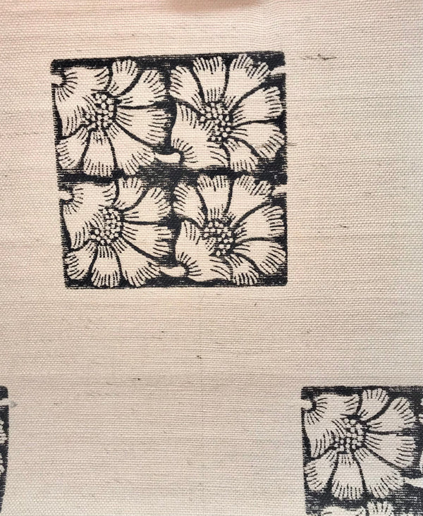 Bellissima Natural Cotton / Jute with Fine Pattern Print | Phillipe Romano