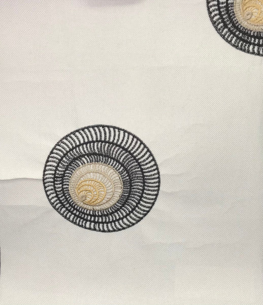 Bellissima Natural Linen with Fine Embroidery