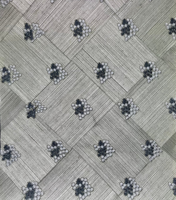 Bellissima Natural Sisal with Fine Inlay / Embroidery | Phillipe Romano