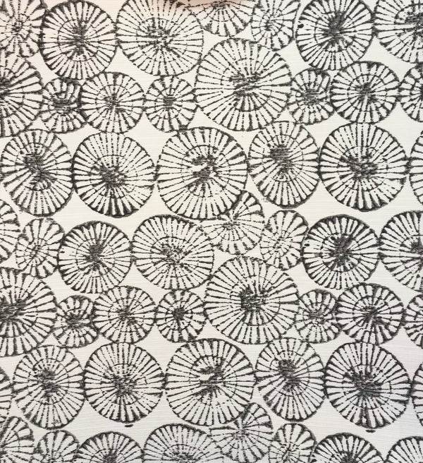 Bellissima Natural Cotton with Fine Block Print | Phillipe Romano