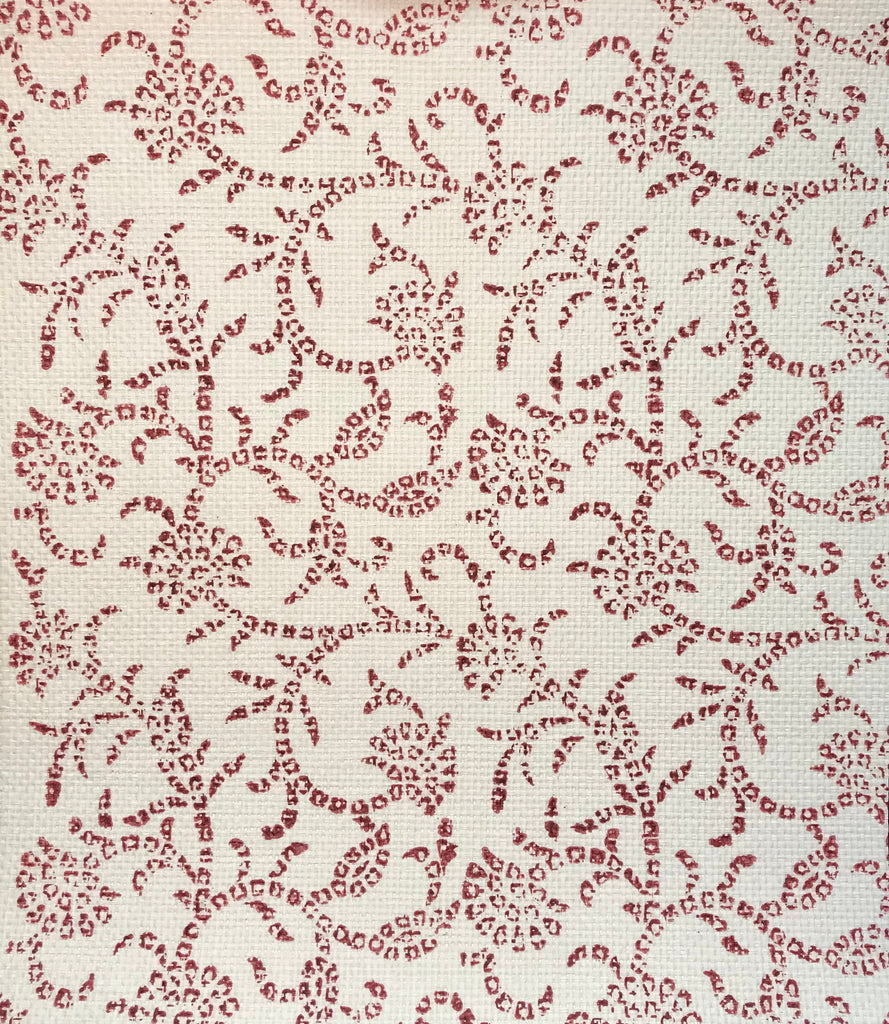 Bellissima Natural Paper Weave with Fine Block Print
