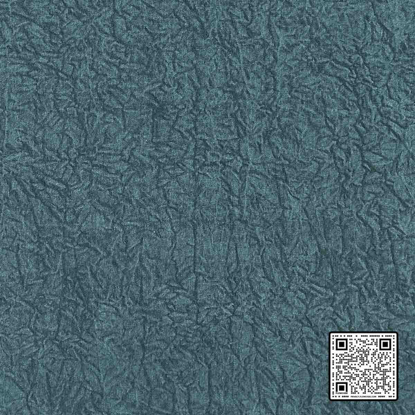  ABELIA POLYESTER - 83%;COTTON - 17% TEAL BLUE  UPHOLSTERY available exclusively at Designer Wallcoverings