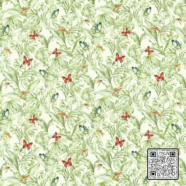  ACADIA COTTON GREEN CORAL  MULTIPURPOSE available exclusively at Designer Wallcoverings
