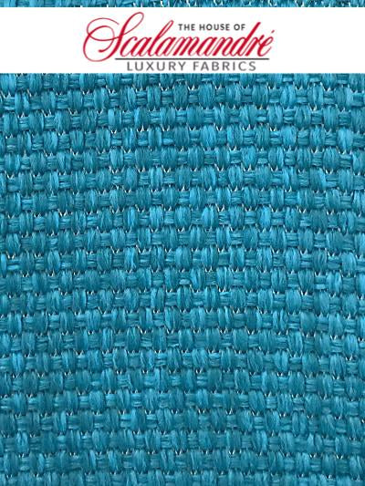 MADAGASCAR SOLID FR - AQUA - FABRIC - F31080-006 at Designer Wallcoverings and Fabrics, Your online resource since 2007