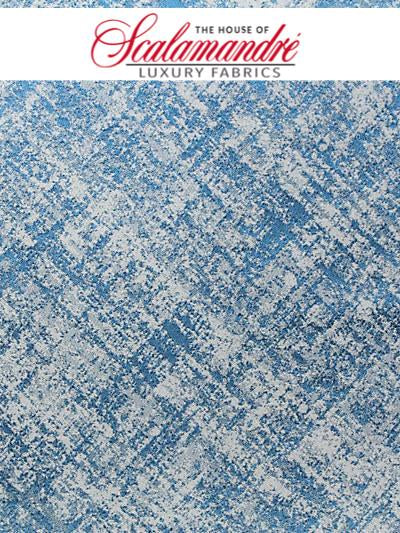 CORSO VECCHIO - CERULEAN - FABRIC - F38028-006 at Designer Wallcoverings and Fabrics, Your online resource since 2007