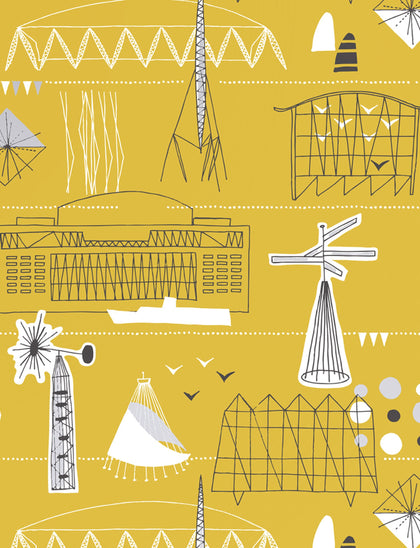 Festival Mid Century Wallcovering