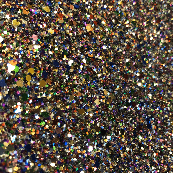 Hollywood Glamour Sequin Galaxy Multicolor Glitter - Designer Wallcoverings and Fabrics