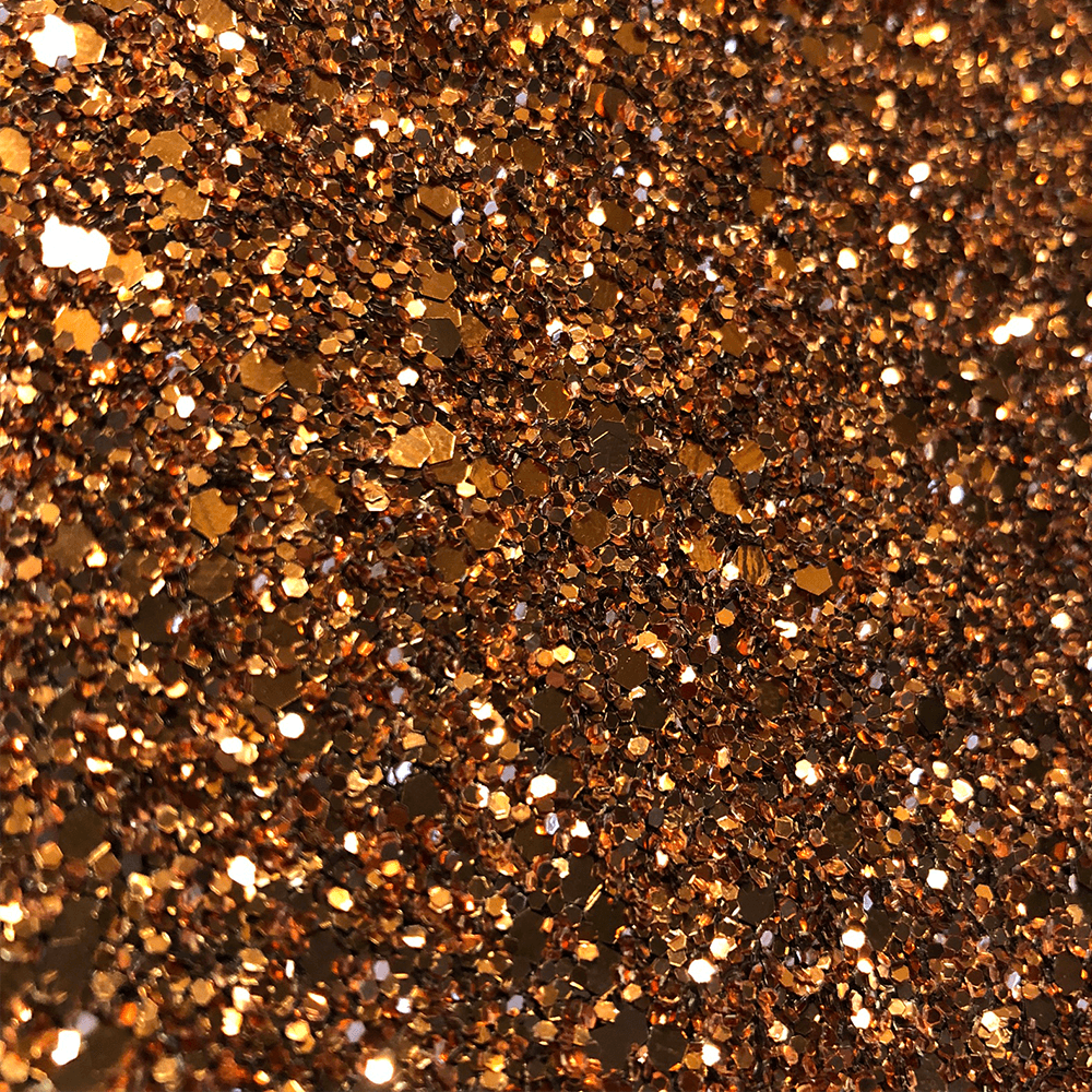 Hollywood Glamour Sequin Copper Metallic Glitter - Designer Wallcoverings and Fabrics