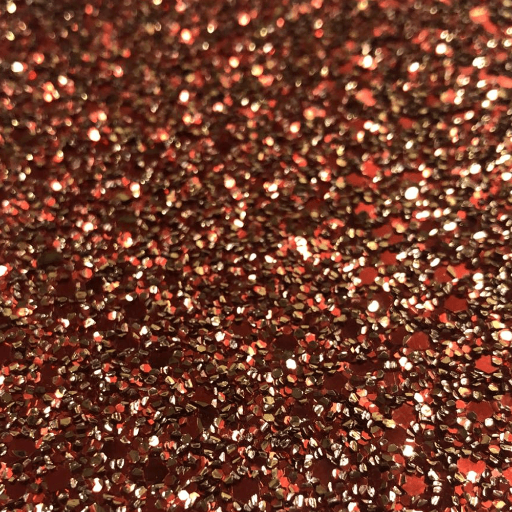 Hollywood Glamour Sequin Premium Red and Gold Glitter - Designer Wallcoverings and Fabrics