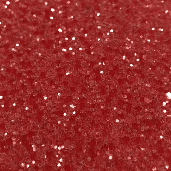 Hollywood Glamour Sequin Red and Clear Glitter - Designer Wallcoverings and Fabrics