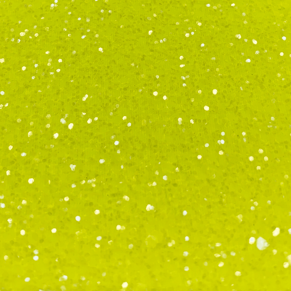 Hollywood Glamour Sequin Neon Yellow Glitter - Designer Wallcoverings and Fabrics