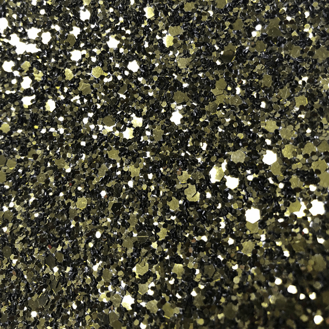 Hollywood Glamour Sequin Black and Champagne Glitter - Designer Wallcoverings and Fabrics