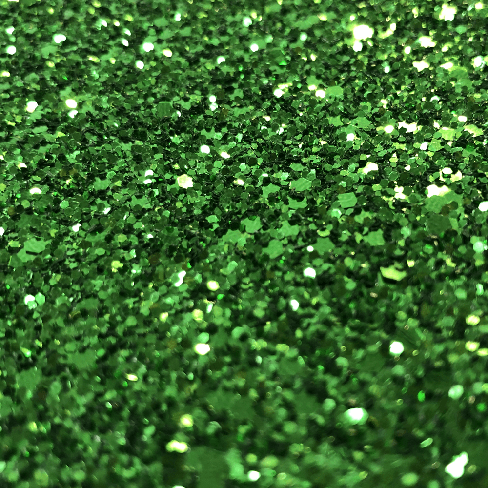 Hollywood Glamour Sequin Pure Green Metallic Glitter - Designer Wallcoverings and Fabrics