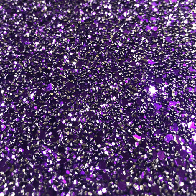 Hollywood Glamour Sequin Premium Purple and Gold Metallic Glitter - Designer Wallcoverings and Fabrics