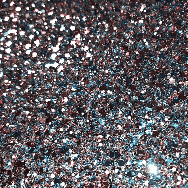 Hollywood Glamour Sequin Blue and Pink Metallic Glitter - Designer Wallcoverings and Fabrics