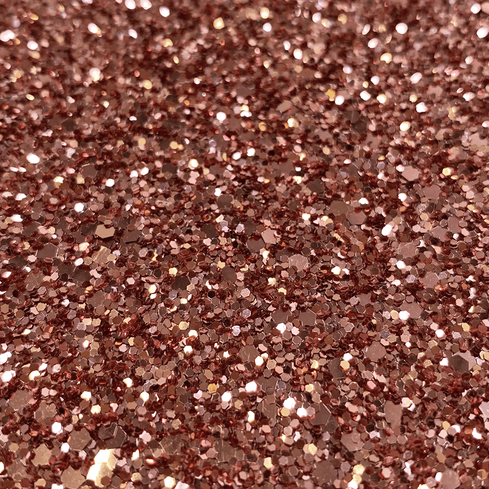 Hollywood Glamour Sequin Rose Gold Metallic Glitter - Designer Wallcoverings and Fabrics