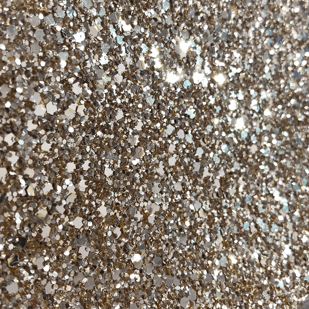 Hollywood Glamour Premium Bronze and Silver Metallic Glitter - Designer Wallcoverings and Fabrics
