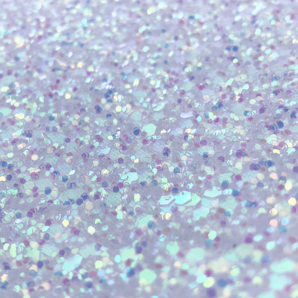 Hollywood Glamour Sequin Snowy Pink and Blue Glitter - Designer Wallcoverings and Fabrics